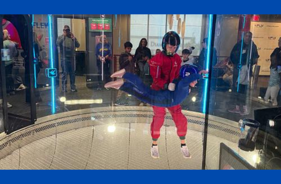  3rd grade students enjoyed a trip to iFly to learn about aerodynamics
