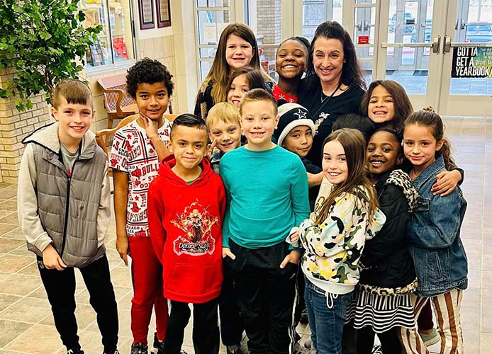 students smiling