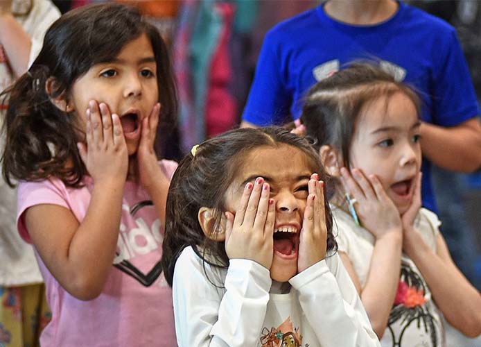 Excited students
